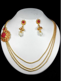 polki-necklace-set-2450PN4327